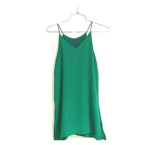 The Limited Green Strappy Long Blouse